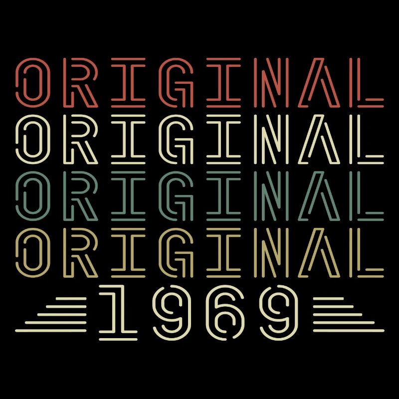 Original 1969 Vintage Retro Geburtstagsgeschenk