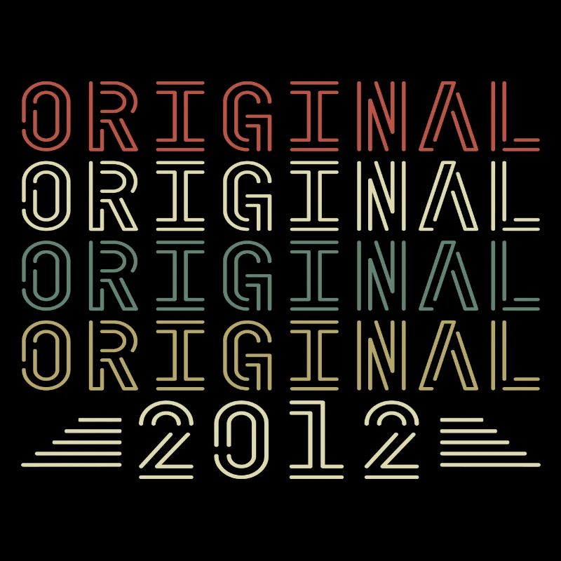 Original 2012 Vintage Retro Geburtstagsgeschenk