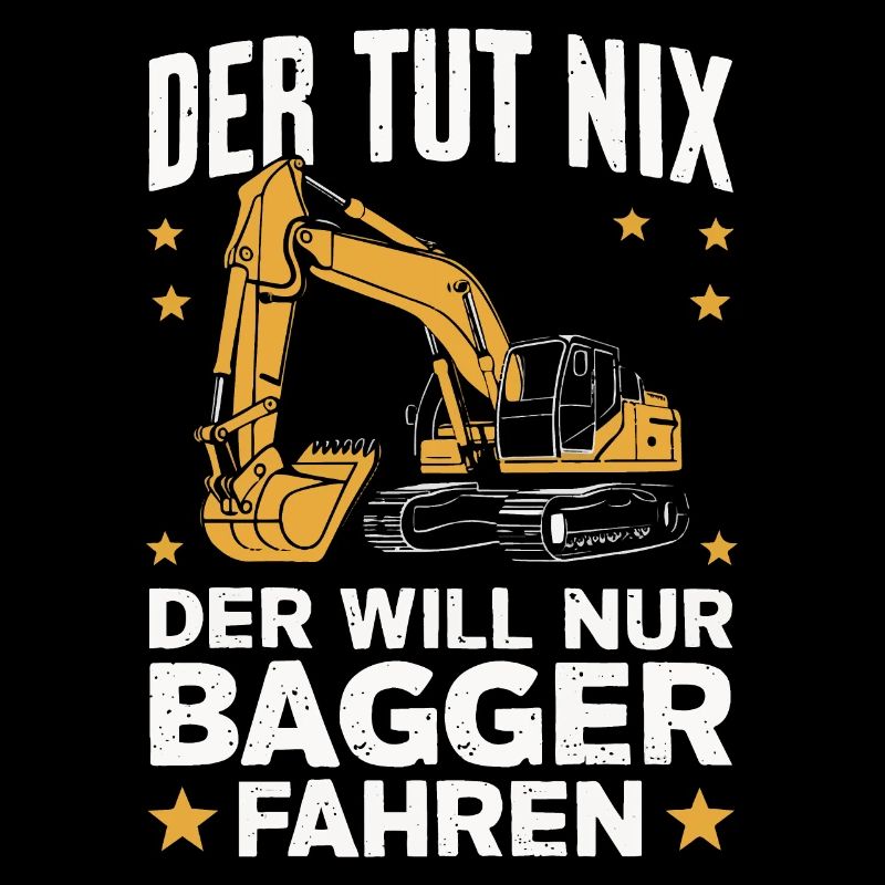 Baggerfahrer Bauarbeiter Baustelle Baumaschine