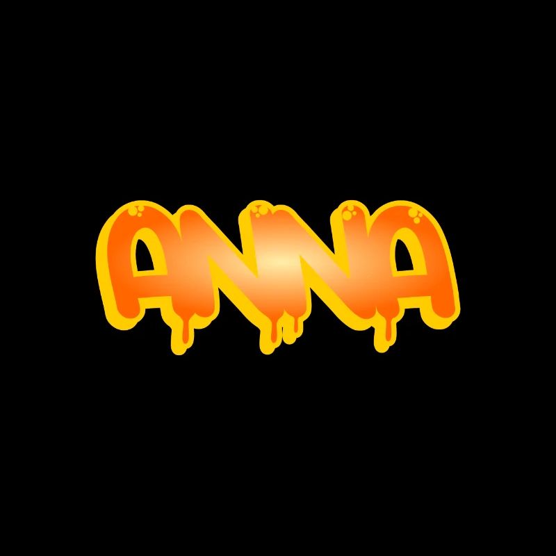 Graffiti Name Anna