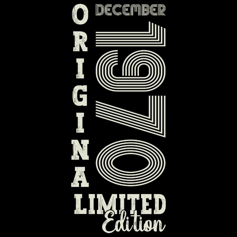 Original Dezember 1970 52. Geburtstag Geschenk