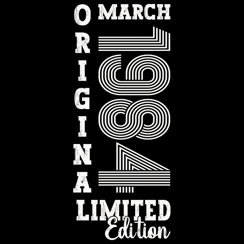 March Born 1984 39th birthday Man Original