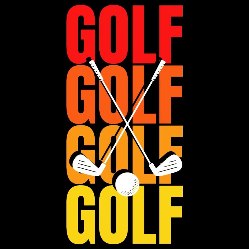 Golf Art : Vibration du club de golf