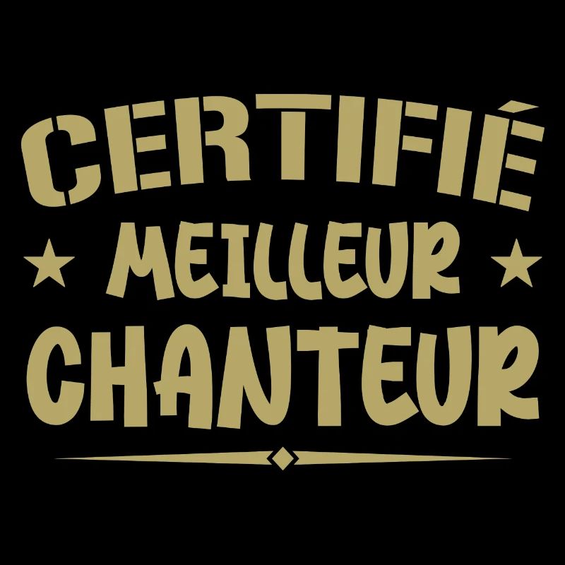 Certified Best Singer - Singer Gift