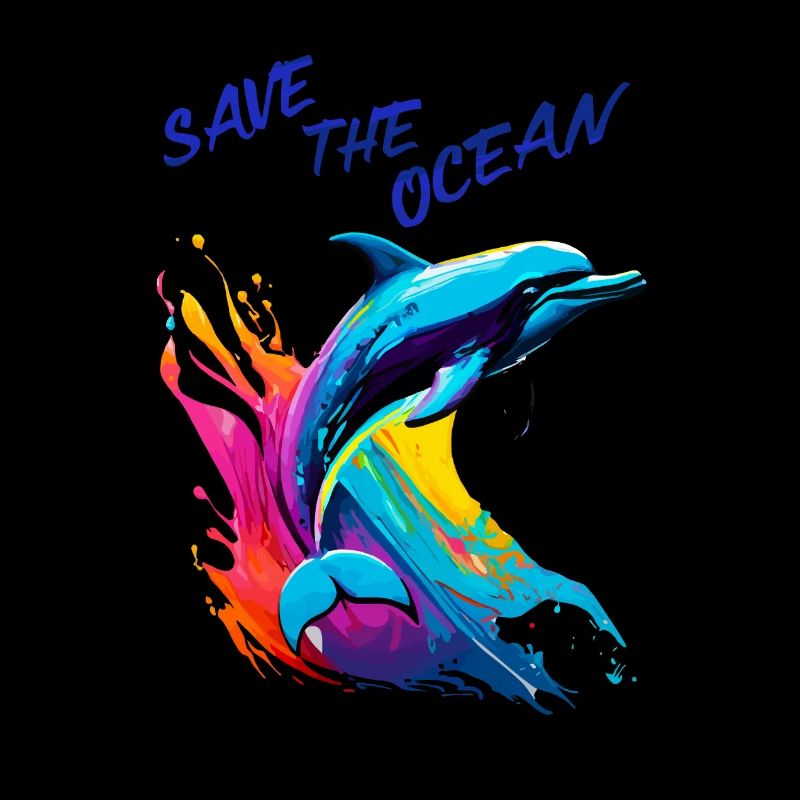 Save the Ocean. Dauphin