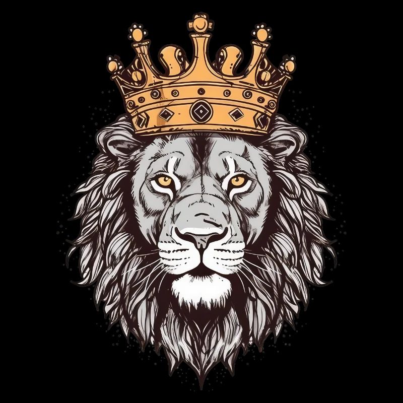 Lion avec couronne