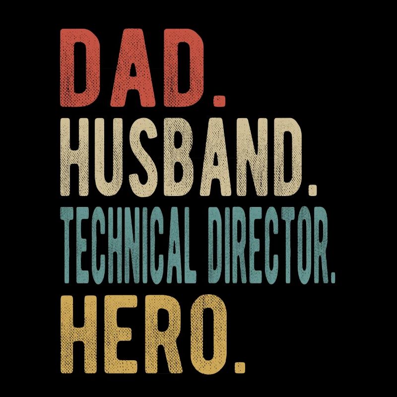 Technischer Direktor Papa Ehemann Held