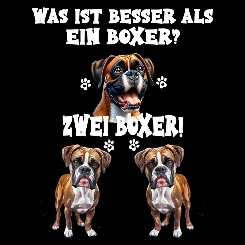 Was ist besser als ein Boxer Zwei Boxer