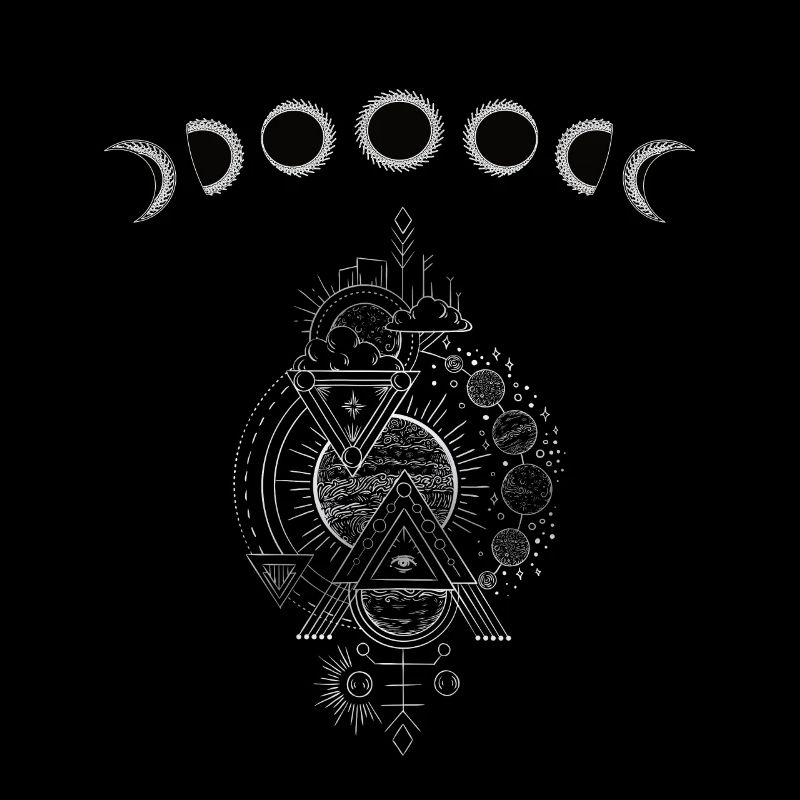 Dark Dream Moonphase Astro-design