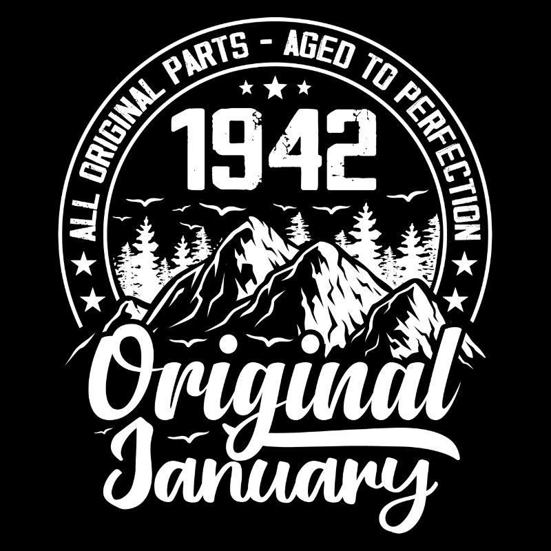 janvier 1942 Original 82 Ans Cadeau Anniversaire