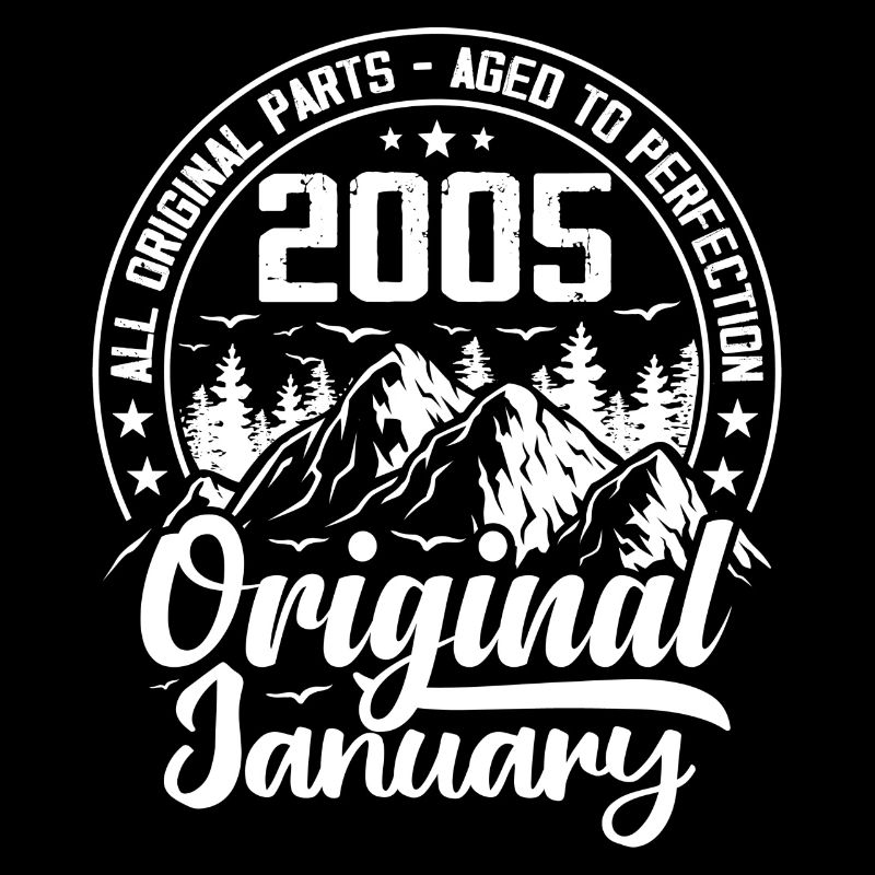 2005 Januar Original 19 Jahre altes Geburtstagsgeschenk