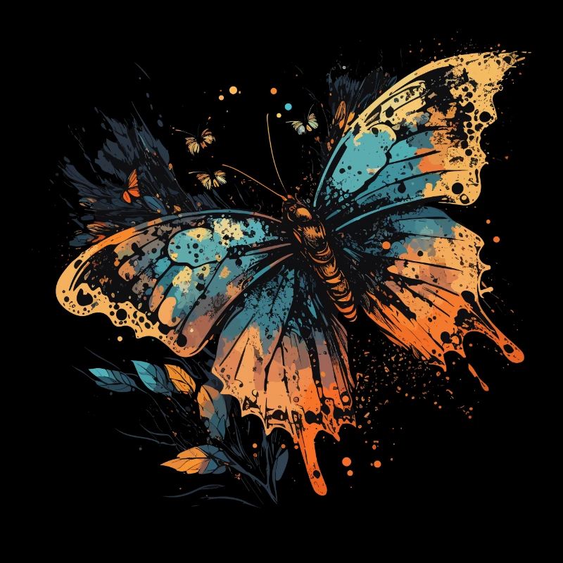 Hübscher Schmetterling