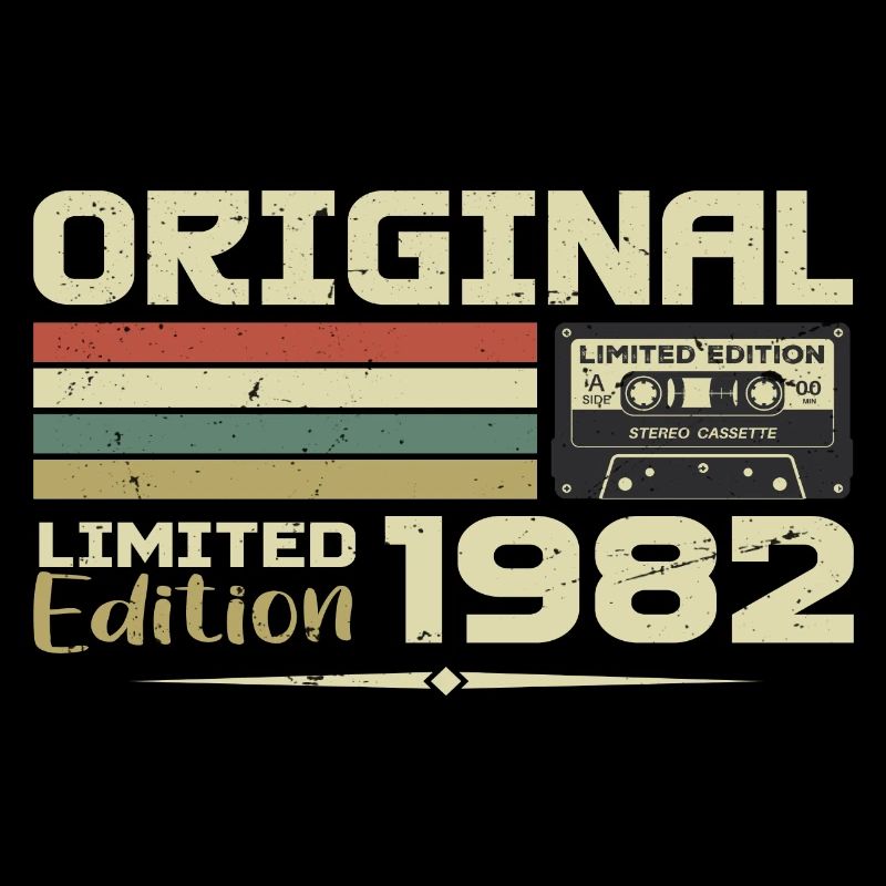Rétro 1982 Cadeau Anniversaire Né en 1982 Original
