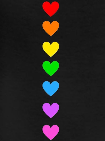 Regenbogen Herzen