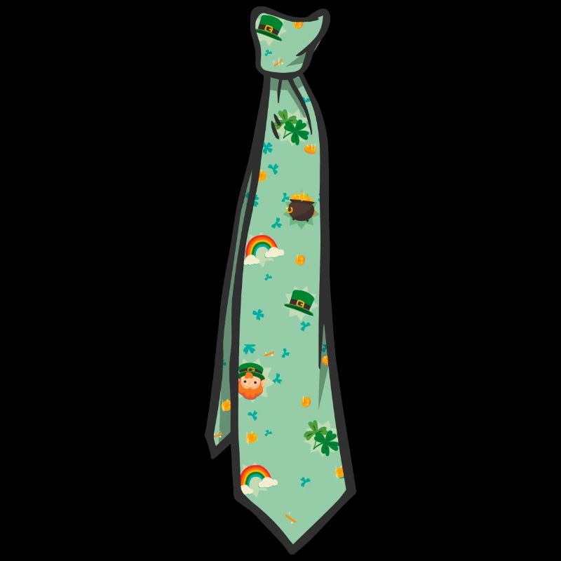 Jungen Mädchen St. Patrick Day Tee Neck Tie Shirt
