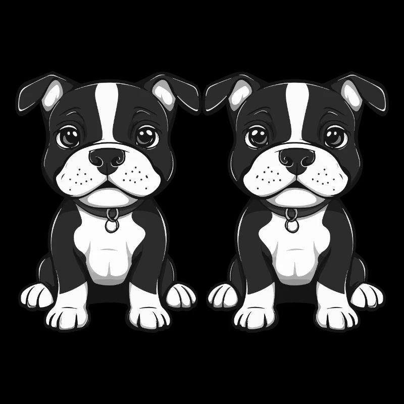 Pit Terrier Hund Comic