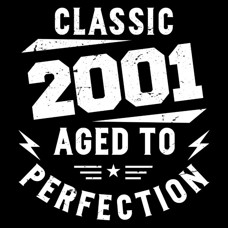 2001 Classic 2001 Jahrgang 2001 Jubiläumsgeschenk