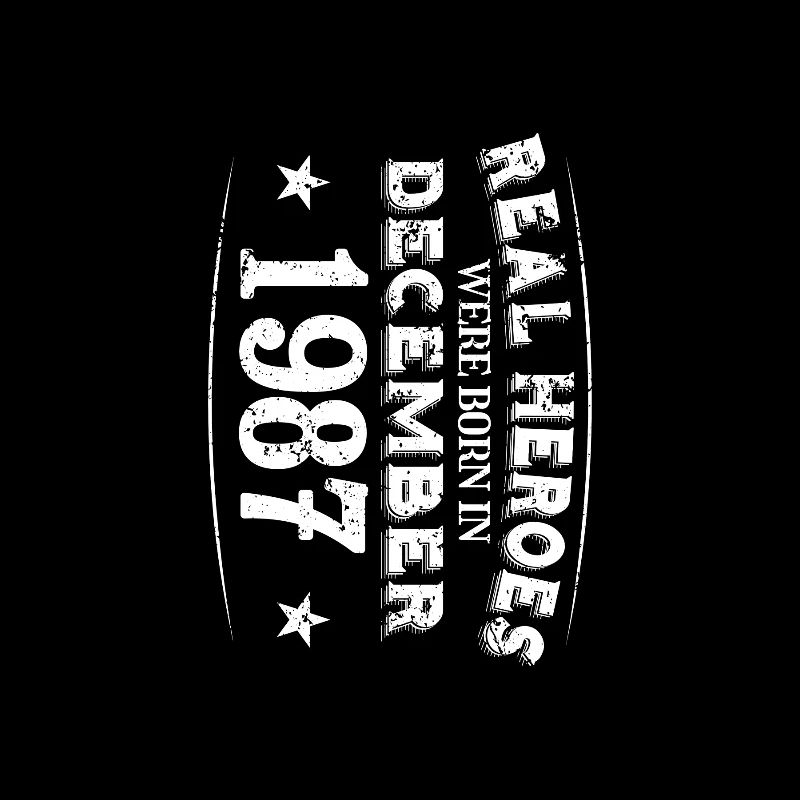 Real Heroes were born in Dezember 1987 Geburtstag