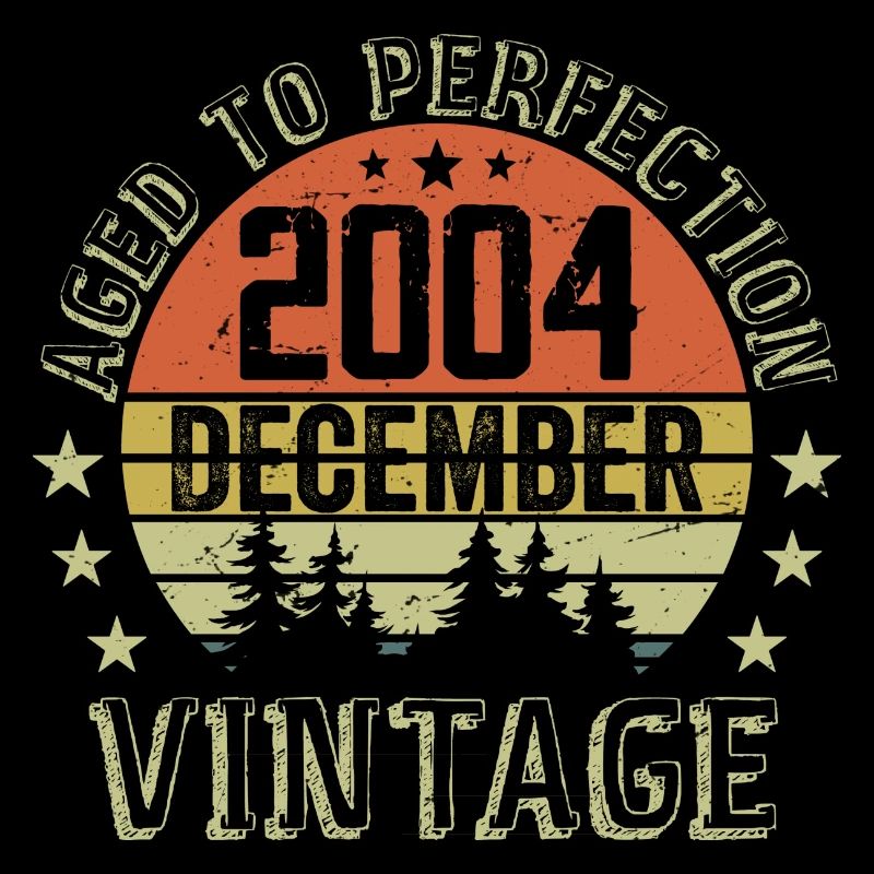 Retro Geburtstagsgeschenk - Geboren im Dezember 2004