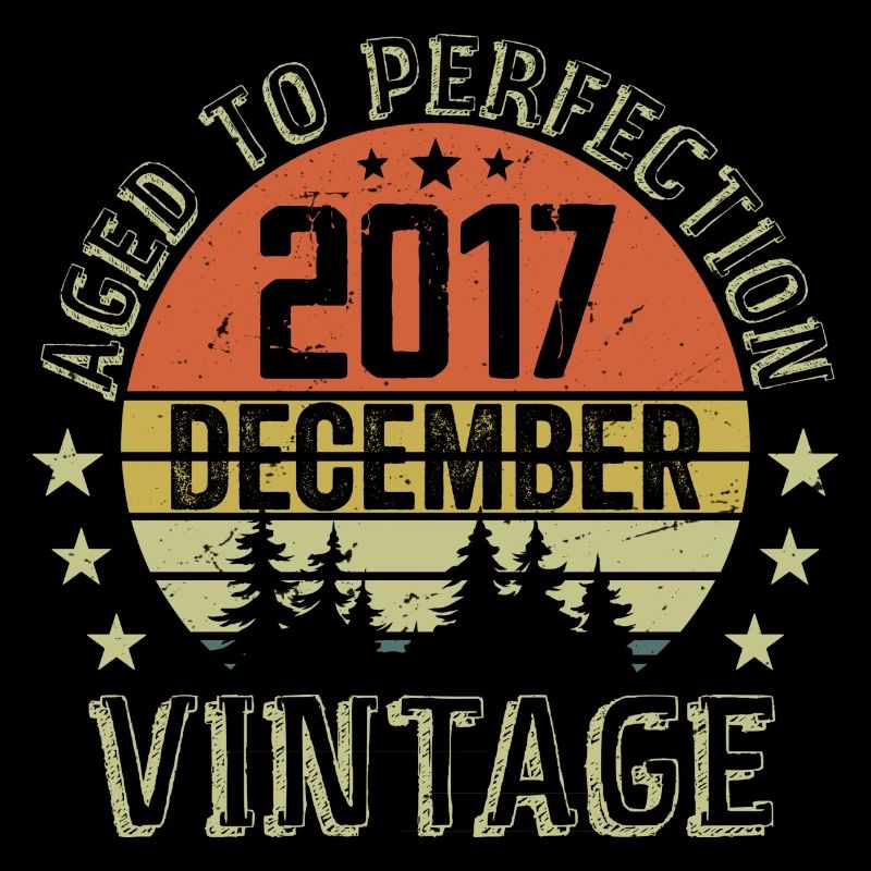 Retro Geburtstagsgeschenk - Geboren im Dezember 2017