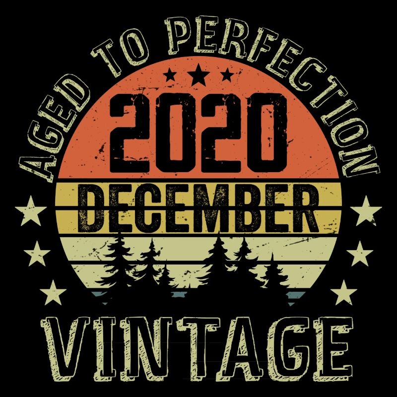 Retro Birthday Gift - Born In December 2020