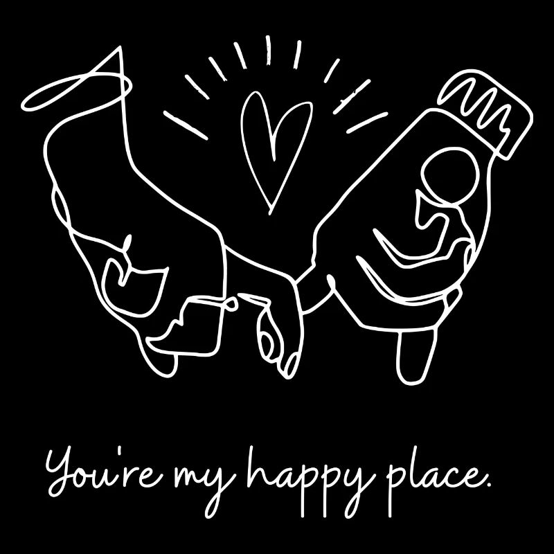 Tu es mon endroit heureux