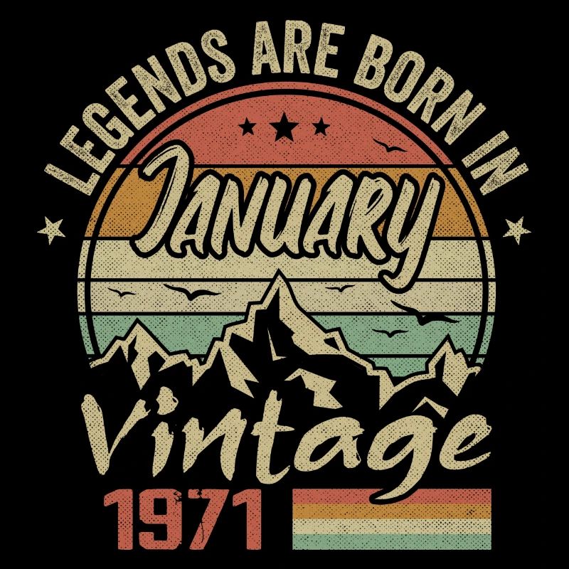 Les Légendes Sont Nées En Janvier 1971 - 1971