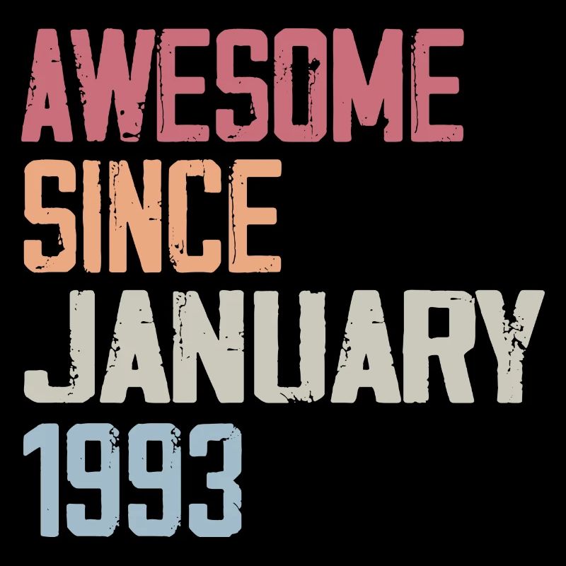 Anniversaire Janvier 1993 Rétro 1993 Janvier