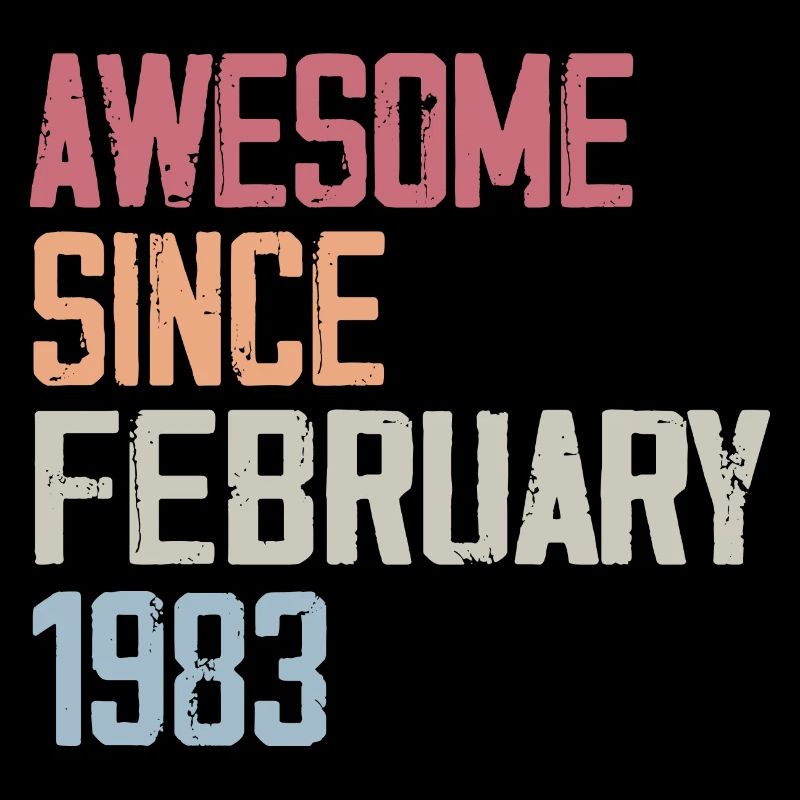 Février 1983, 41e anniversaire 1983 Fevrier 41 ans