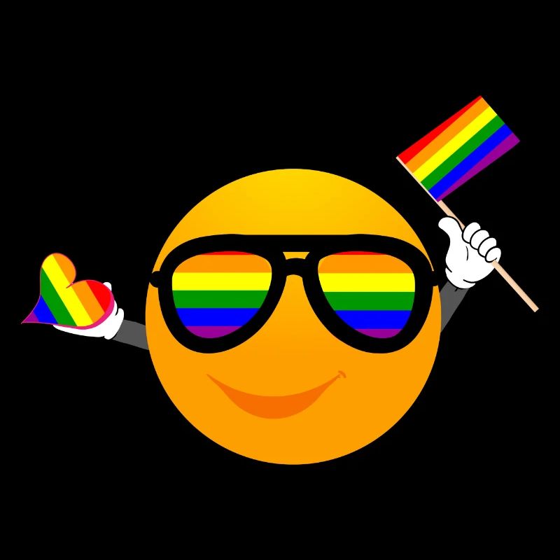 SMILE EMOTICONE LGBTQ