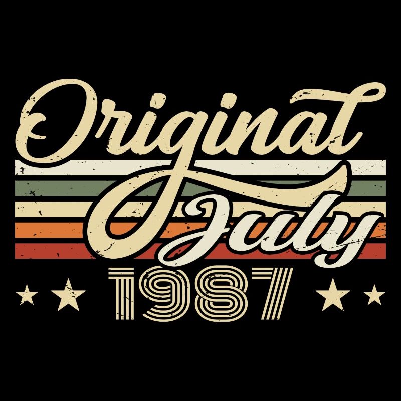 Geschenk 1987 Juli Geburtstag Geboren Im Juli 1987