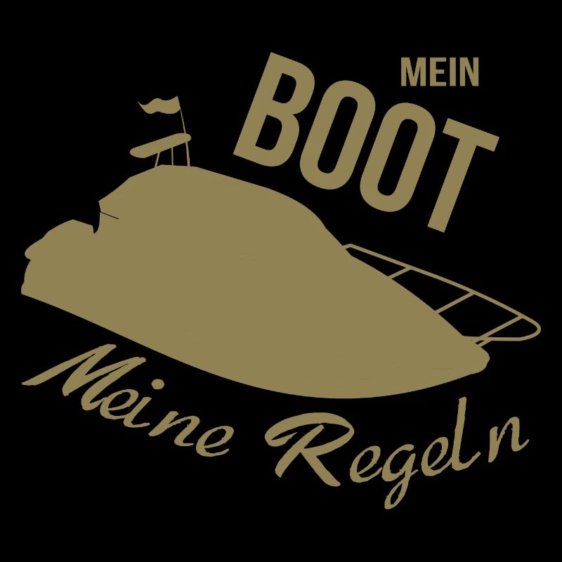 Mein Boot meine Regeln Motorboot