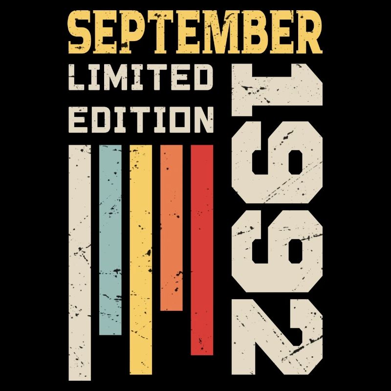 September 1992 Birthday Gift September 1992
