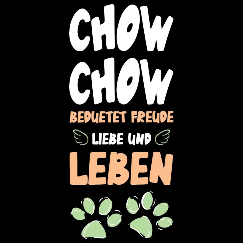 ChowChow Liebe Und Leben Muster