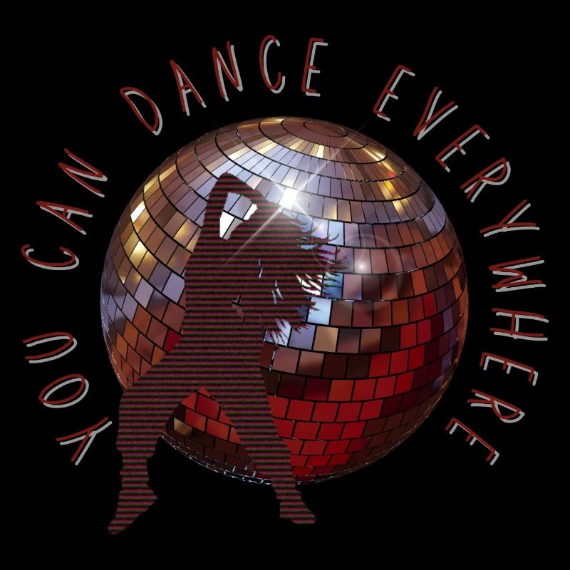 You can dance everywhere Dancing Disco Ball