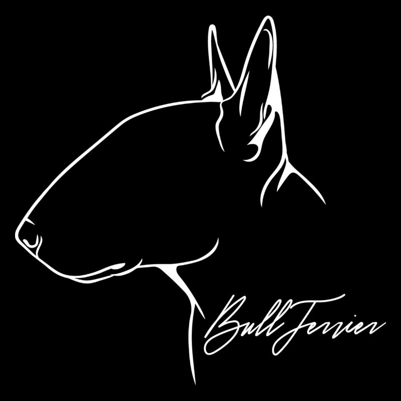 Bull Terrier Profil Hunde Hund Wilsigns