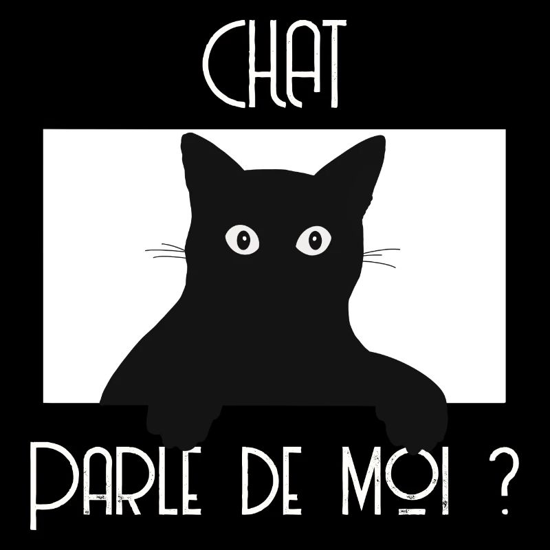 Chat parle de moi ? Humour chat