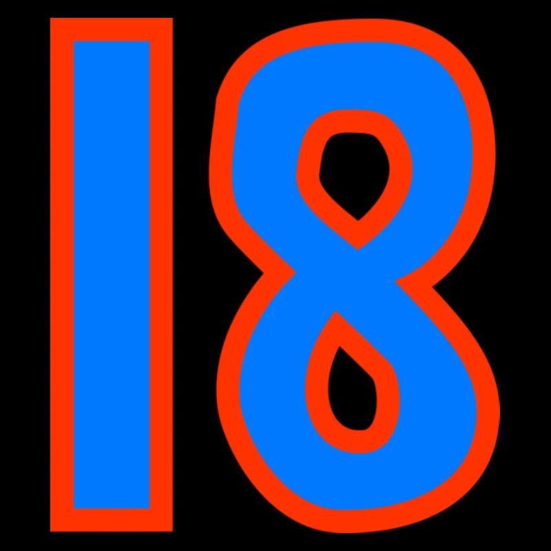 18. 18 YEARS OLD. 18th ANNIVERSARY. 18 BIRTHDAY.