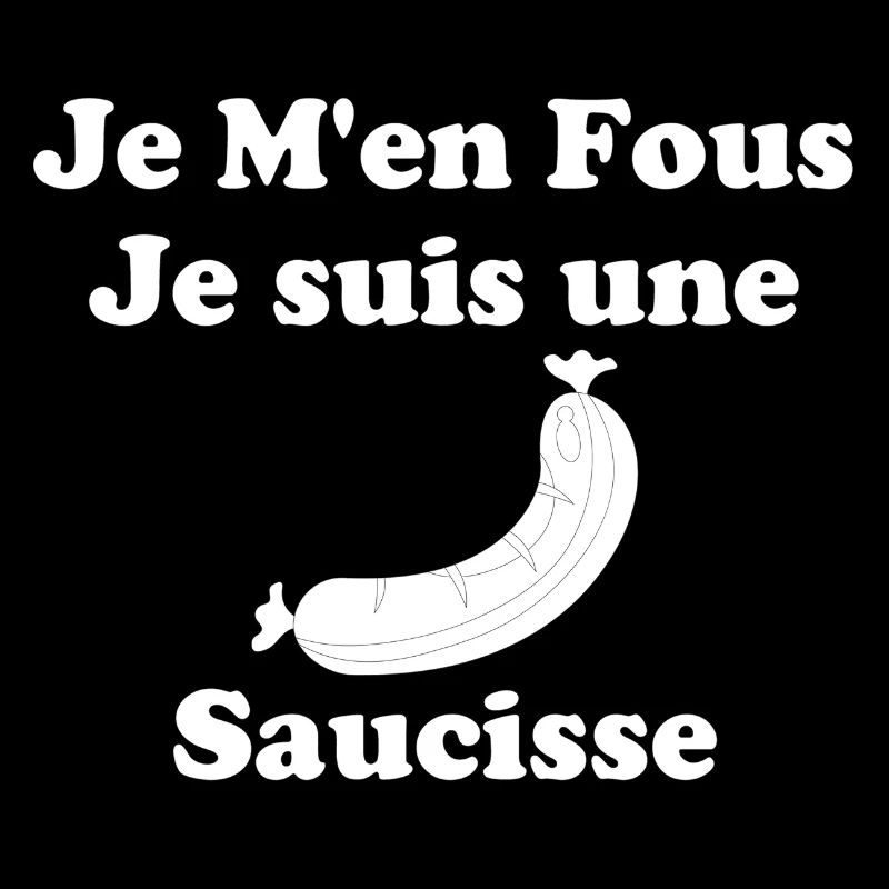 Barbecue Es ist mir egal, ich bin eine Wurst