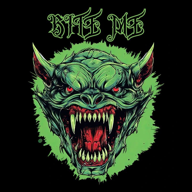 Demon Orc head, Bite Me