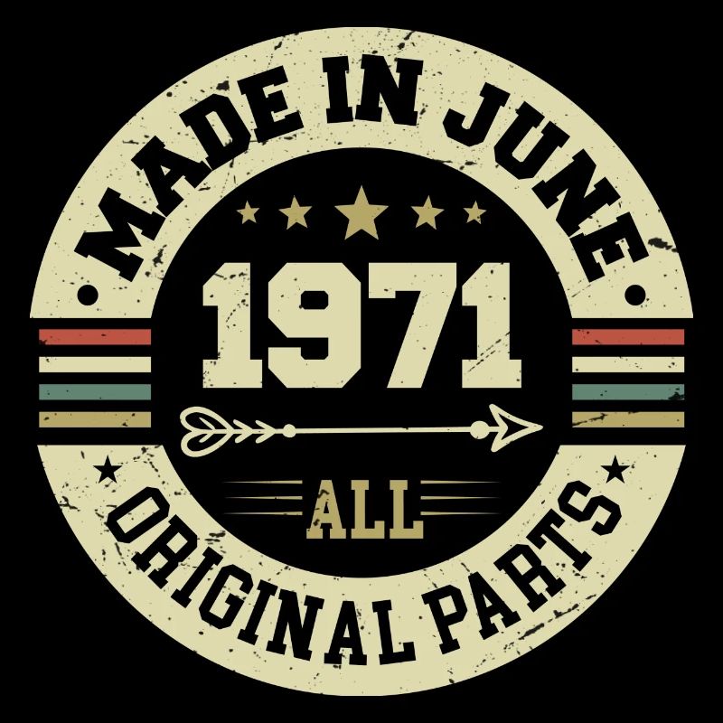 Juni 1971 Geburtstagsgeschenk Juni 1971 Juni 1971