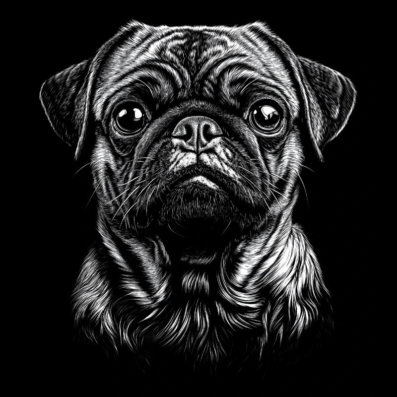 Pug Portrait Dog Dog