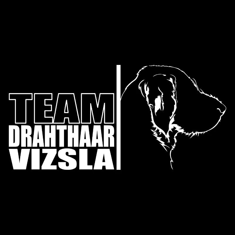 TEAM Drahthaar Vizsla Hunde Hund Wilsigns