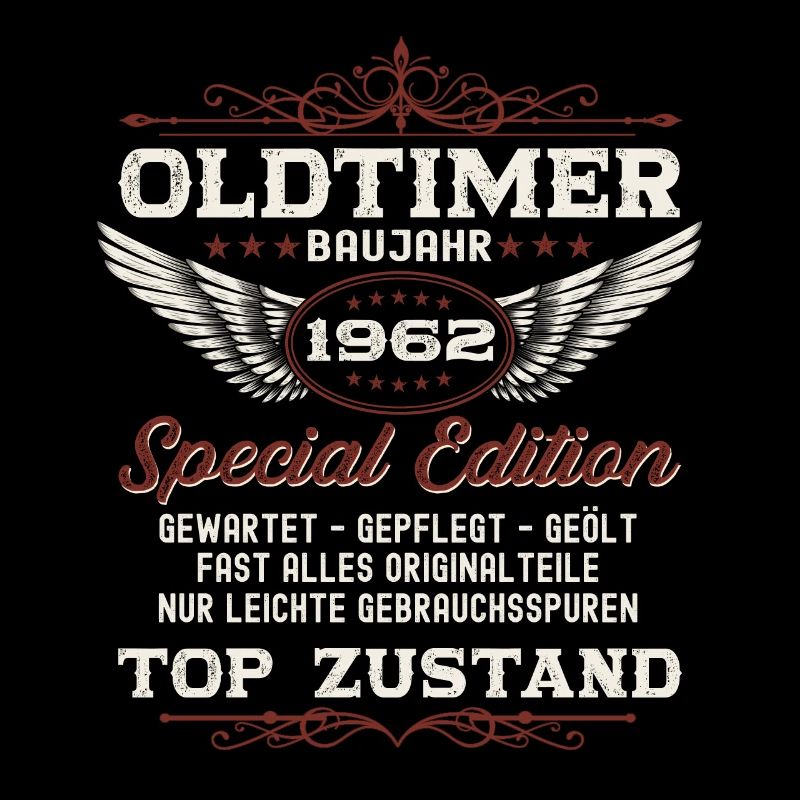 Oldtimer Jahrgang 1962 60. Geburtstag Geschenk fun