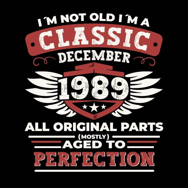 Classic December 1989 - 33rd Birthday Gift