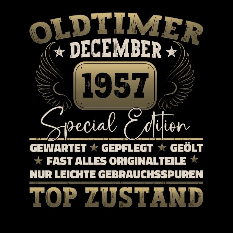 Oldtimer Dezember 1957 - 65. Geburtstag Geschenk