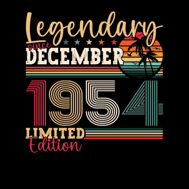 Born December 1954 68th birthday gift