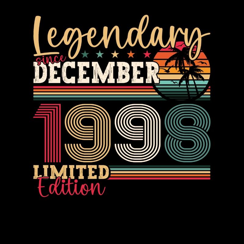 December Born 1998 24th birthday gift