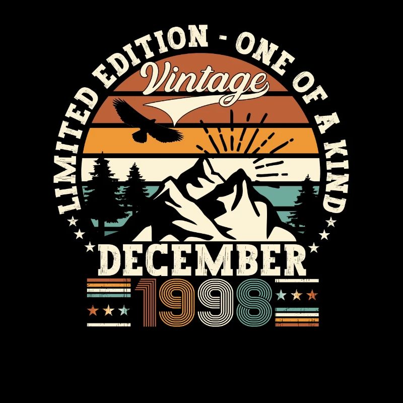 December Born 1998 24th birthday gift