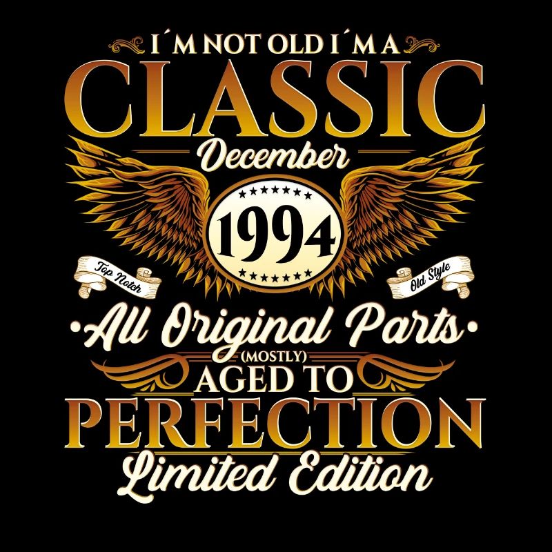 Cadeau original du 28e anniversaire de décembre 1994